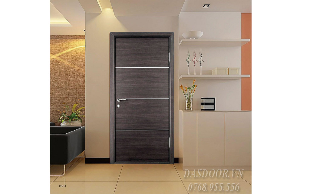 Cửa Composite 1 Cánh Đơn-PVC 07