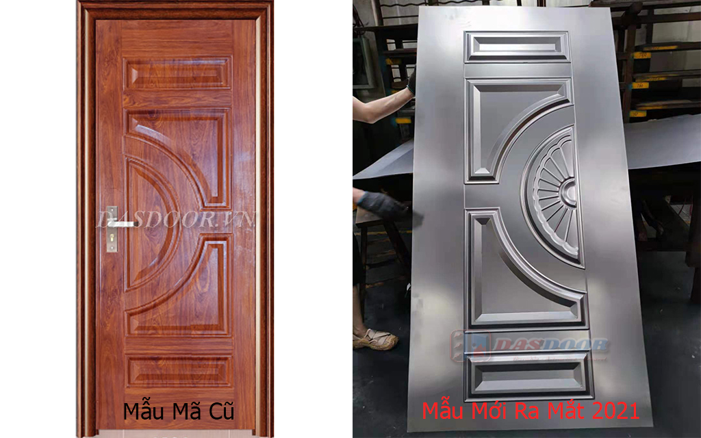 Thông Báo Ra Mắt Mẫu Cửa Thép Vân Gỗ Mới