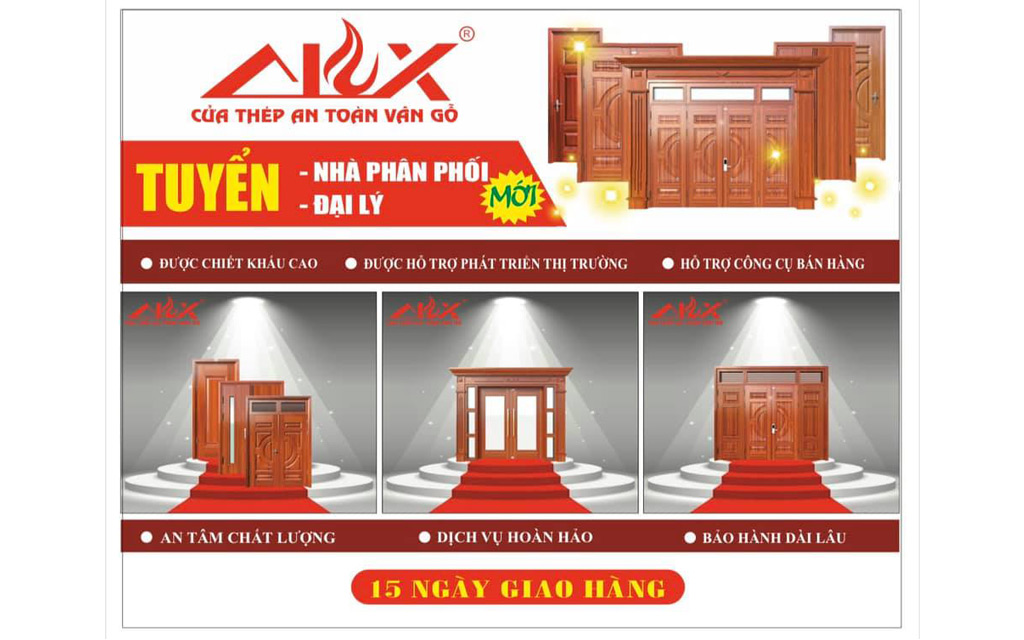 Địa Chỉ Bán Cửa Thép Vân Gỗ Uy Tín