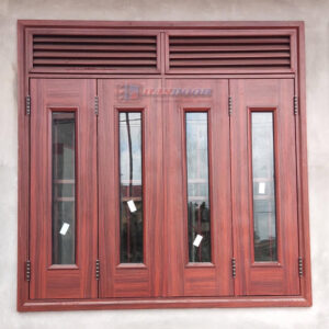 Cửa Sổ Thép Vân Gỗ 4 Cánh ACS4