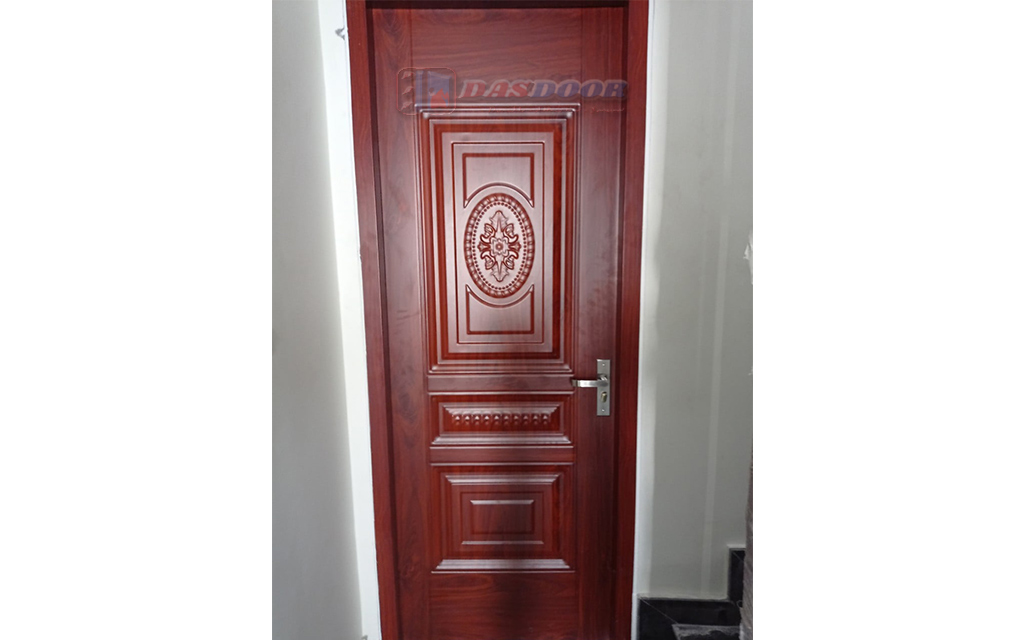 Mẫu Cửa Thép Vân Gỗ 1 Cánh A107