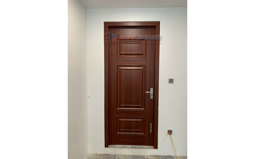 Lắp Đặt Cửa Thép Vân Gỗ Tại Bắc Từ Liêm Hà Nội