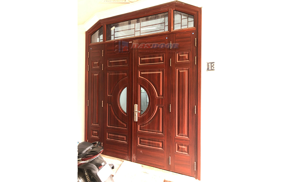 Lắp Đặt Cửa Thép Vân Gỗ Tại Đống Đa Hà Nội