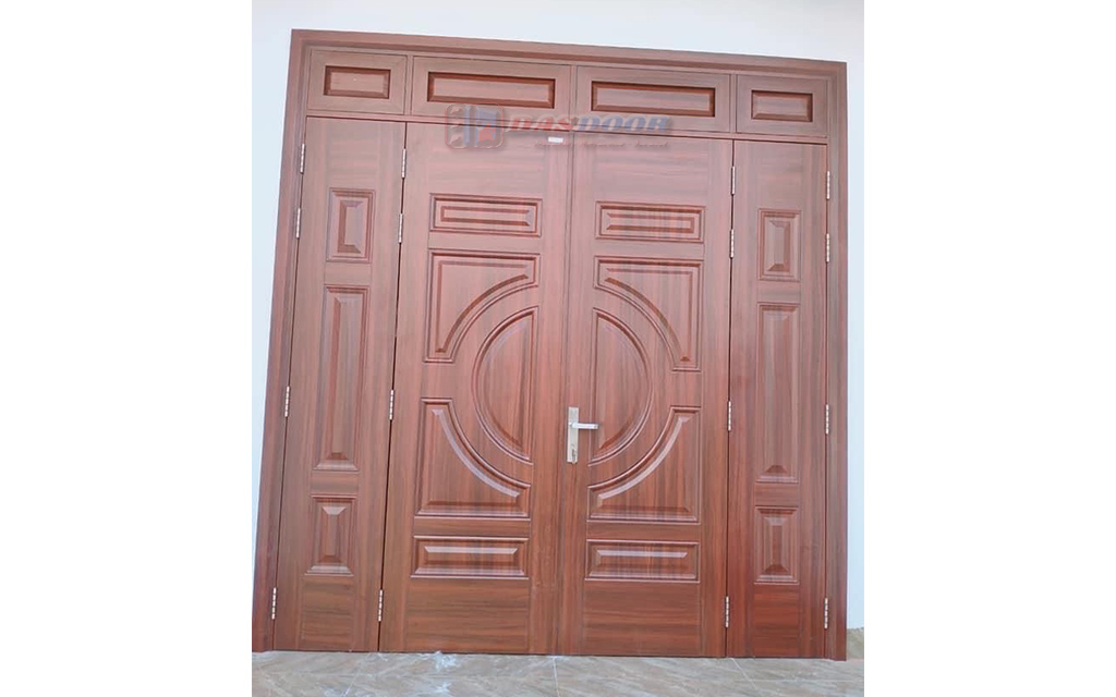 Lắp Đặt Cửa Thép Vân Gỗ Tại Hoài Đức Hà Nội