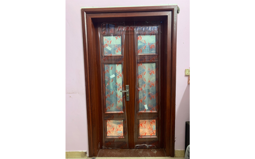 Lắp Đặt Cửa Thép Vân Gỗ Tại Hoàn Kiếm Hà Nội