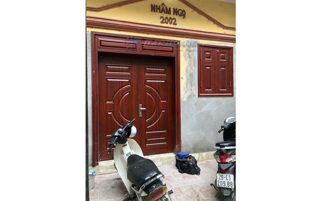 Cửa Thép Vân Gỗ Tại Nam Từ Liêm Hà Nội