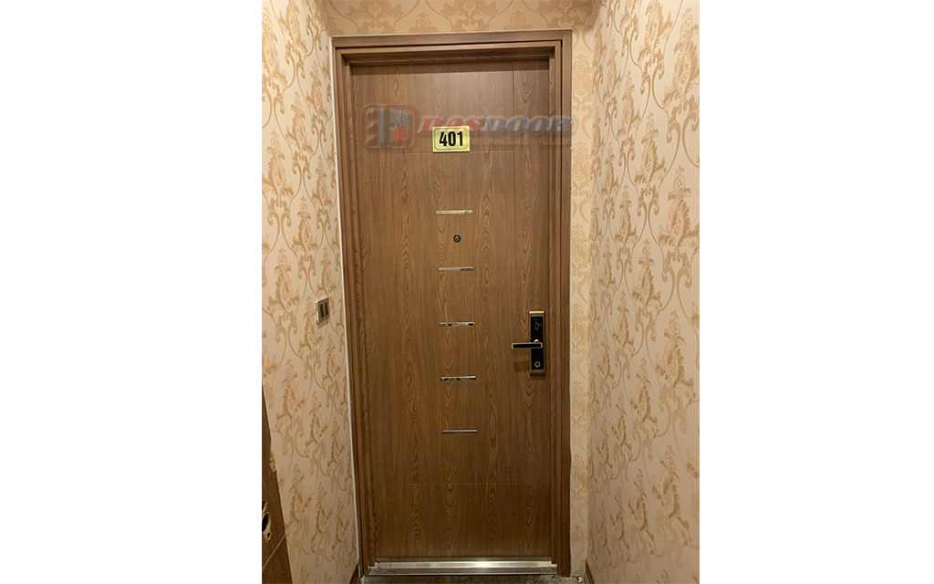 Lắp Đặt Cửa Thép Vân Gỗ Tại Tây Hồ Hà Nội