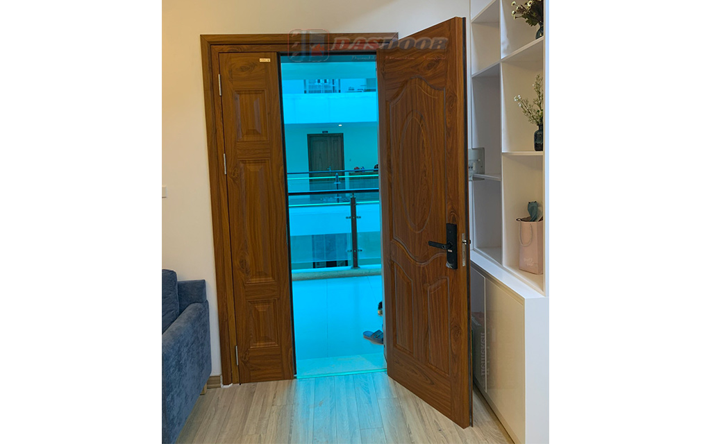 Lắp Đặt Cửa Thép Vân Gỗ Tại Cầu Giấy Hà Nội