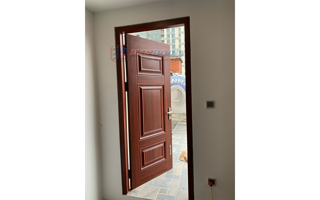 Lắp Đặt Cửa Thép Vân Gỗ Tại Hà Đông Hà Nội