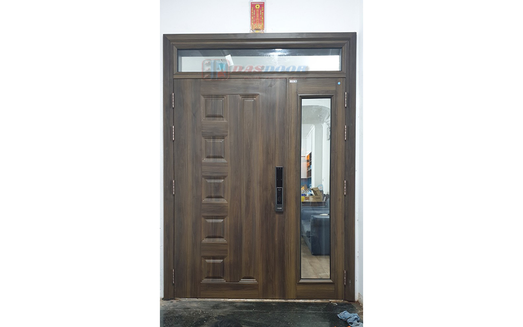 Cửa Thép Vân Gỗ 1 Cánh - A10-AL Cửa Thép Vân Gỗ 1 Cánh - A10-AL