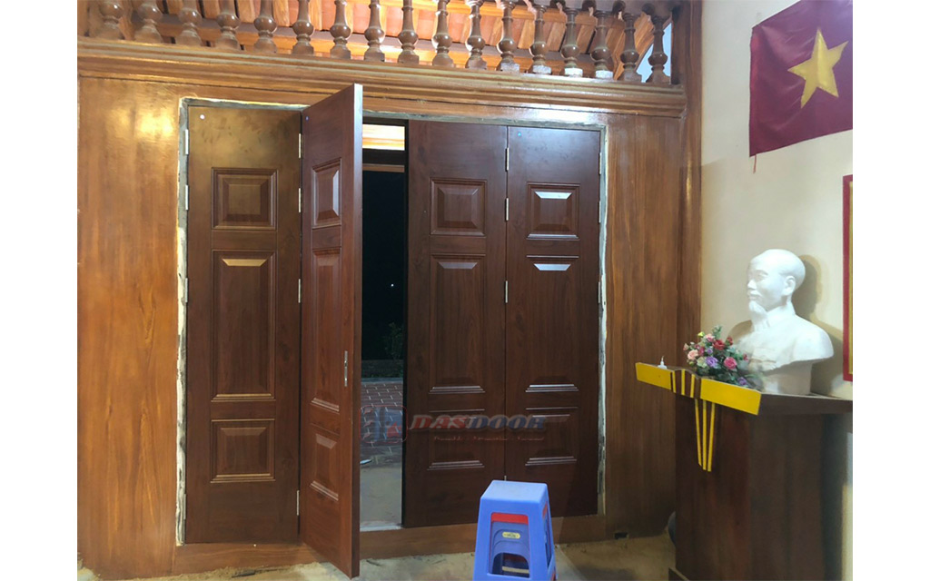 Thi Công Cửa Thép Vân Gỗ Tại Ứng Hòa Hà Nội Thi Công Cửa Thép Vân Gỗ Tại Ứng Hòa Hà Nội