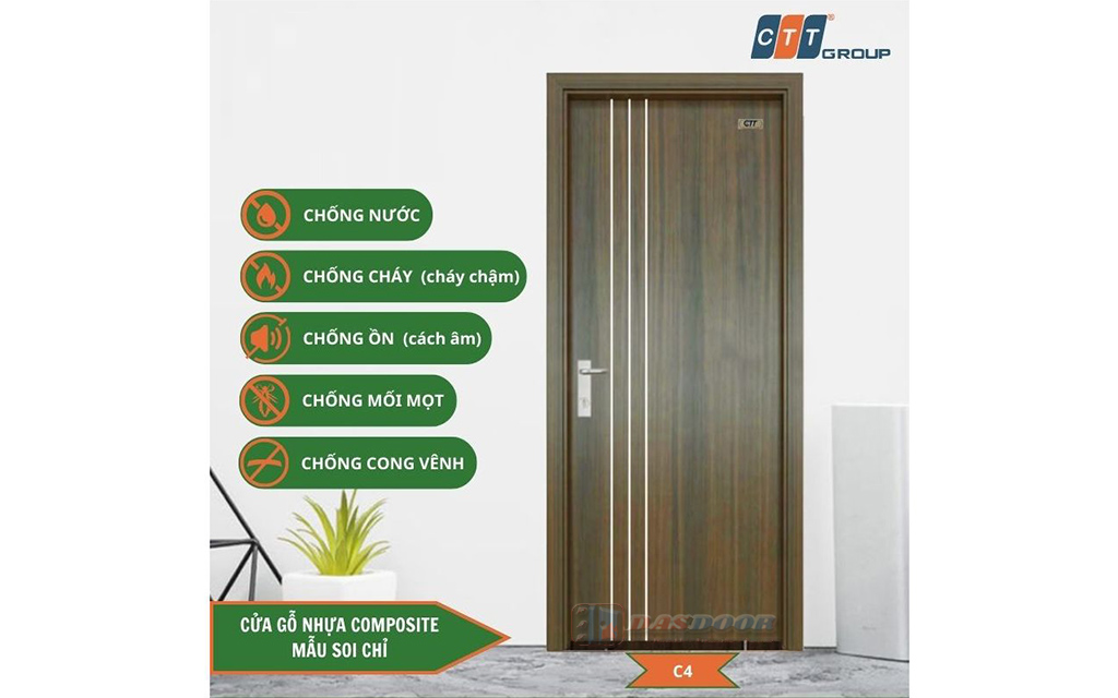 Cửa Gỗ Nhựa Composite Soi Chỉ Cửa Gỗ Nhựa Composite Soi Chỉ