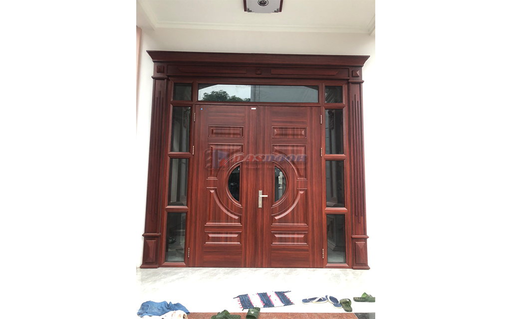 Cửa Thép Vân Gỗ Tại Huyện Hóc Môn - Hồ Chí Minh