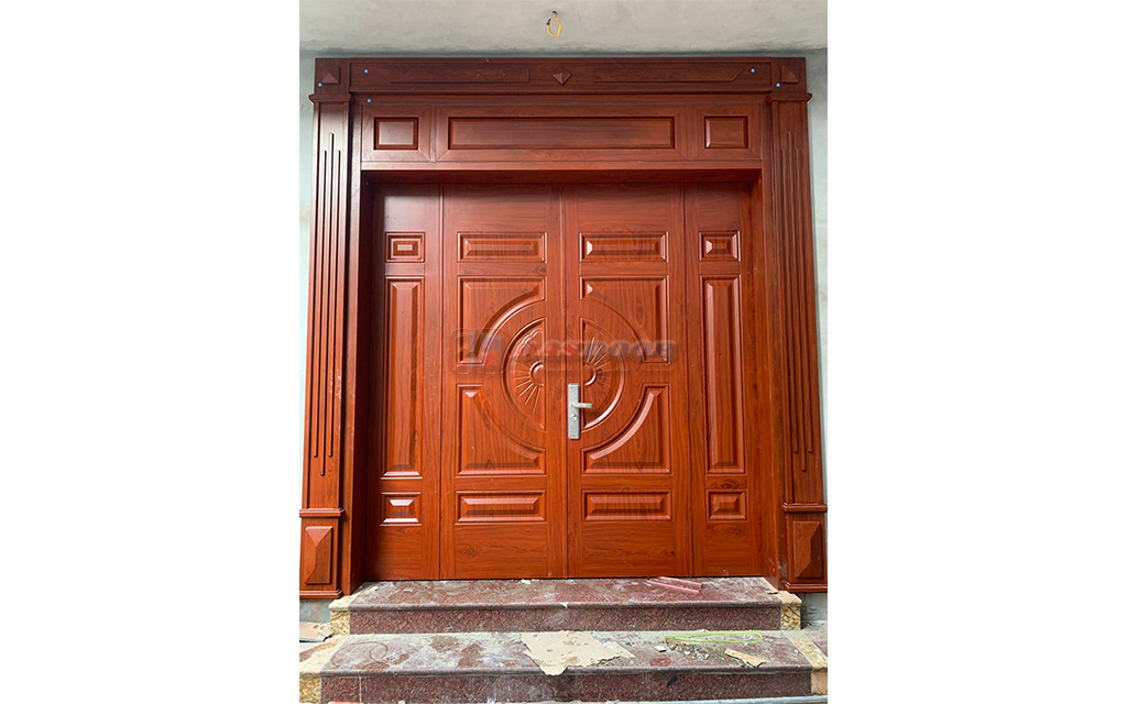 Cửa Thép Vân Gỗ Tại Quận 7 - Hồ Chí Minh