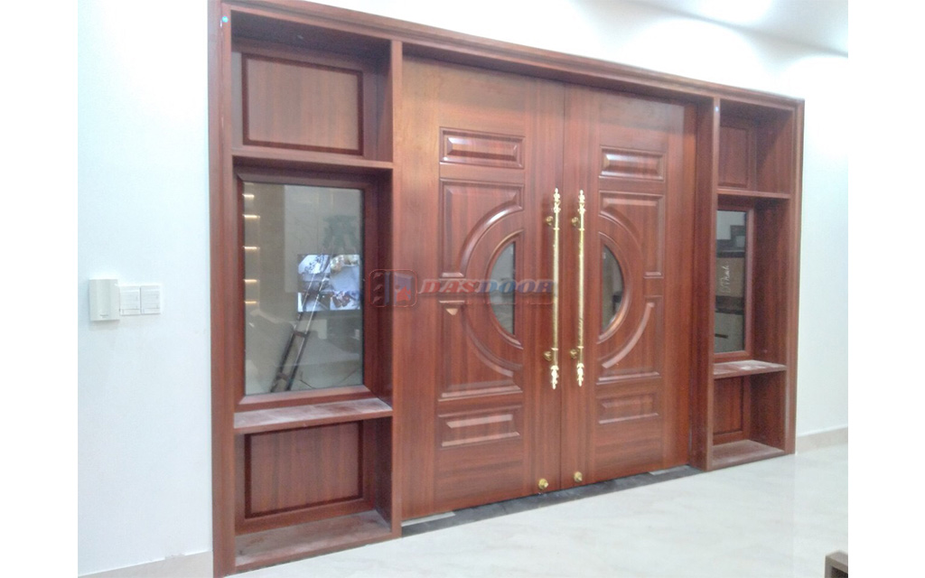 Cửa Thép Vân Gỗ Tại Bắc Giang