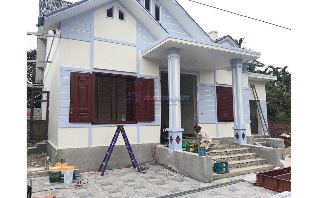 Cửa Thép Vân Gỗ Tại Long An