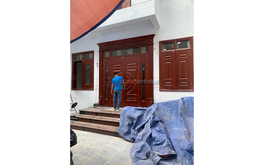 Cửa Thép Vân Gỗ Tại Quận Tân Phú - Hồ Chí Minh