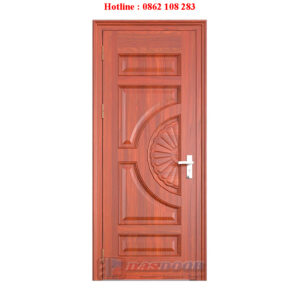 Cửa Thép Vân Gỗ 1 Cánh A02H-AL