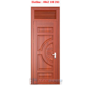 Cửa Thép Vân Gỗ 1 Cánh A02H-AL-NC