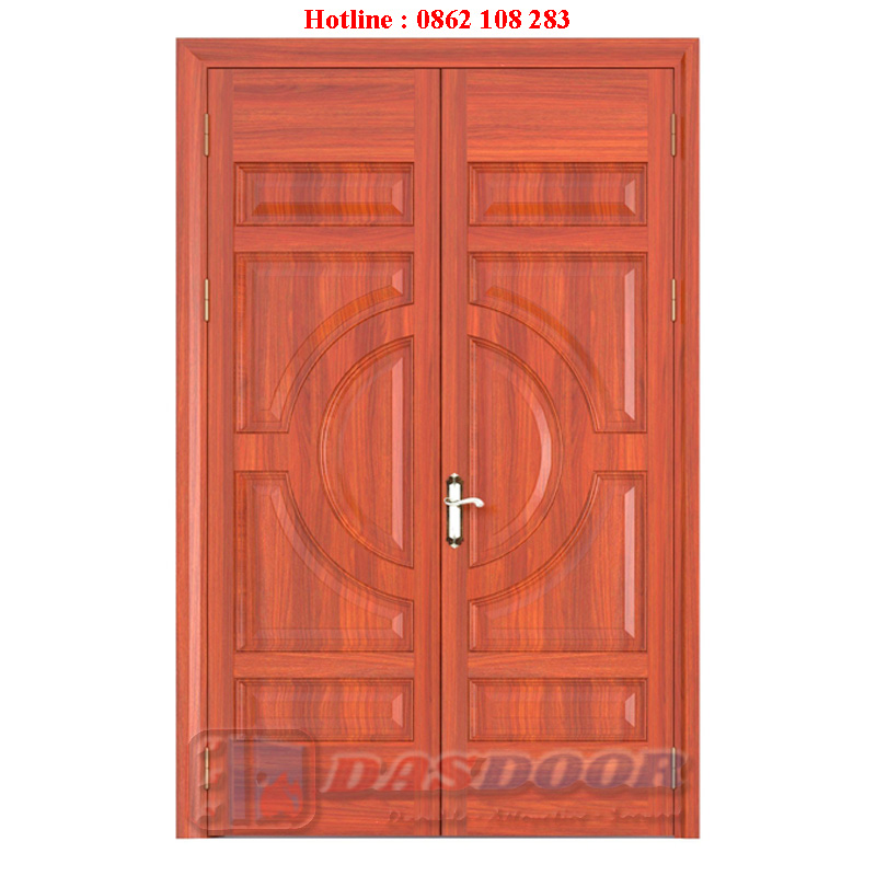 Cửa Thép Vân Gỗ 2 Cánh Cân A22-A02AL
