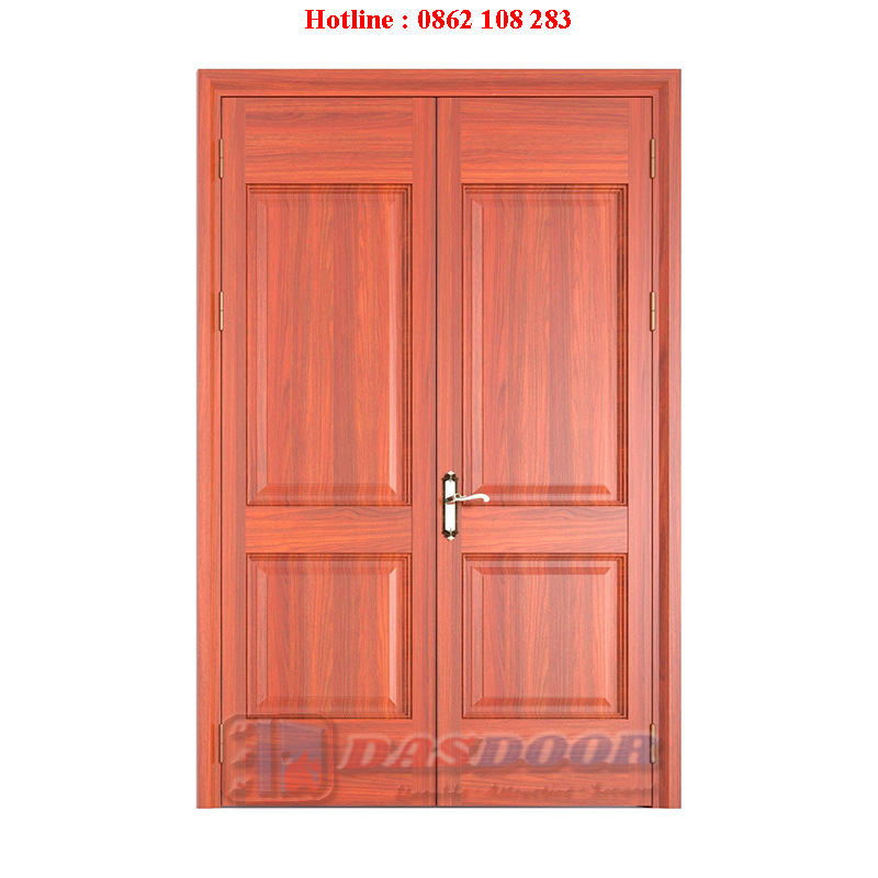 Cửa Thép Vân Gỗ 2 Cánh Cân A22-A07AL