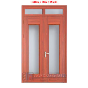 Cửa Thép Vân Gỗ 2 Cánh Cân A22K-K