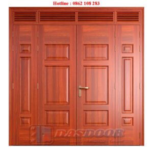 Cửa Thép Vân Gỗ 4 Cánh Lệch A42NC-A01AL-C02