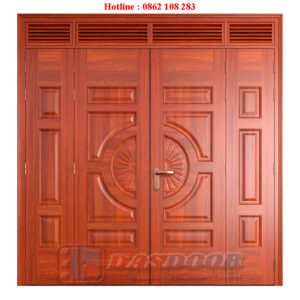 Cửa Thép Vân Gỗ 4 Cánh Lệch A42NC-A02H-C01