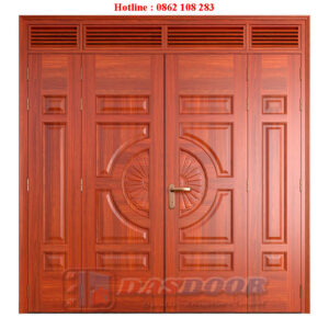 Cửa Thép Vân Gỗ 4 Cánh Lệch A42NC-A02H-C02