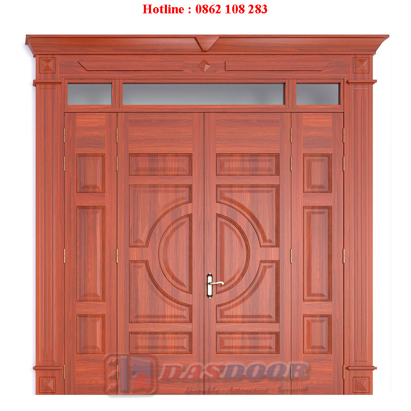 Cửa Thép Vân Gỗ 4 Cánh Lệch A42-A02AL-C01AL