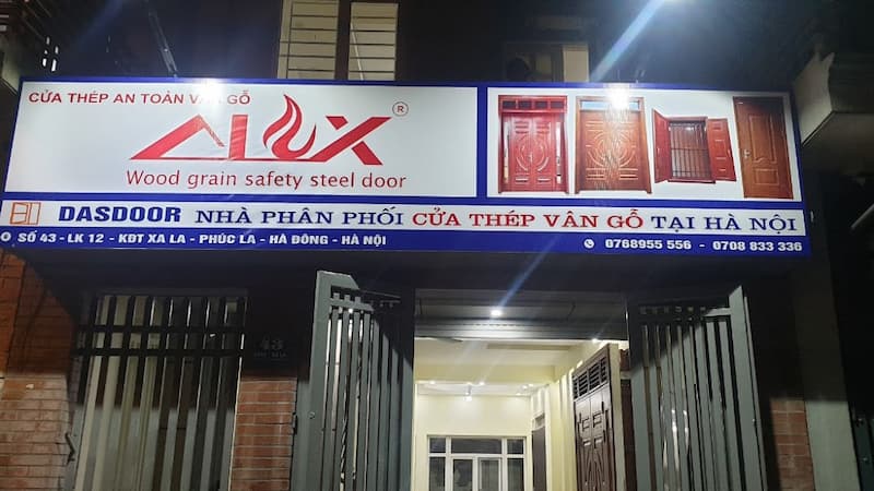 Cửa thép vân gỗ