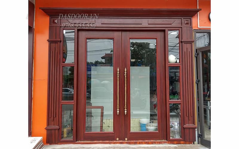 Cửa thép vân gỗ